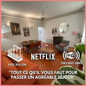 Appartement T2 / 58 M2 / 4 Personnes, Aix-en-Provence